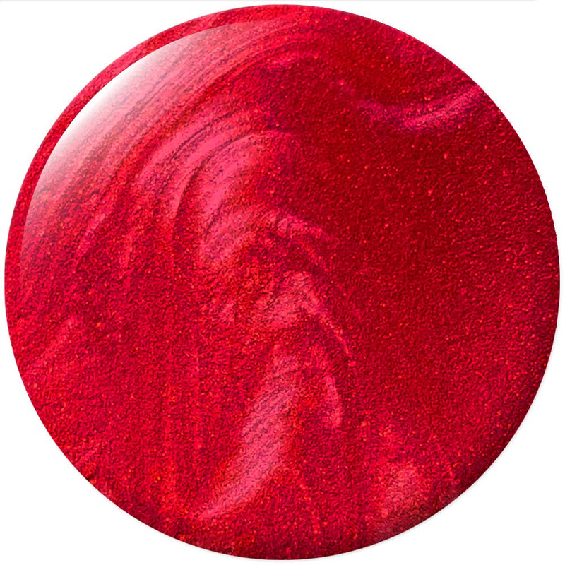 duri Nail Polish, 629 Strawberry Feeling, Red Metallic Shimmer, Semi Sheer, Glossy Finish, Fast Drying, Easy to Apply, 0.5 Fl Oz duri
