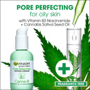 Garnier SkinActive Green Labs Canna-B Pore Perfecting Serum Cream Moisturizer, Fragrance Free, SPF 30 and Niacinamide Vitamin B3 and Cannabis Sativa Seed Oil + Micellar (In Carton)(Package May Vary) Garnier Store