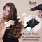 ikoo Paddle X Pops Hair Brush for Women, Small, Scalp Massaging Bristles for Detangling Wet or Dry Hair, X-Vent Releases Excess Hot Air for Easy Blow Drying, Cruelty-Free - Acrylic, Beluga Black ikoo