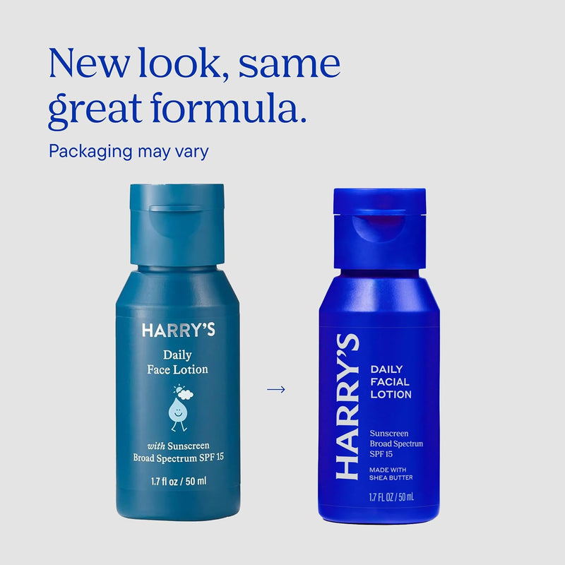 Harry's Face Lotion with SPF Face Moisturizer, 1.7 Fl Oz, Pack of 2 Infinity Warehouse