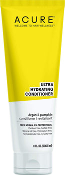 ACURE Ultra Hydrating Conditioner | 100% Vegan | Performance Driven Hair Care | Argan & Pumpkin - Ultra Hydrating Moisture & Omega Fatty Acids | 12 Fl oz Acure Store