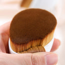 TEXAMO Foundation Brush, Kabuki Makeup Brush for Face Blush Liquid Foundation Brush for Blending Cream or Flawless Powder Cosmetics with Case TEXAMO
