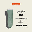 The Trimmer by Meridian: Electric Below-The-Belt Trimmer Built for Men | Effortlessly Trim Pesky Hair | Waterproof Wet/Dry Groin & Body Shaver | 90 Minute Battery Life (Sage) Meridian