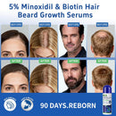 5% Minoxidil for Women& Men, Minoxidil Hair Growth Serum(Biotin-Infused) with Sponge Applicator for Thinning Hair& Receding Hairline, 8 Month Supply-6 x 2.71Fl oz Infinity Warehouse