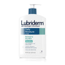Lubriderm Daily Moisture Body Lotion for Sensitive, Dry Skin, Enriched with Vitamin B5, Dye and Lanolin Free, Unscented and Non-Greasy, 16 fl. oz Lubriderm