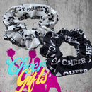 Cheer Scrunchie Set, Girls 2pc Cheer Hair Accessories- Cheerleading Elastics for Cheerleaders & Cheer Teams Infinity Collection