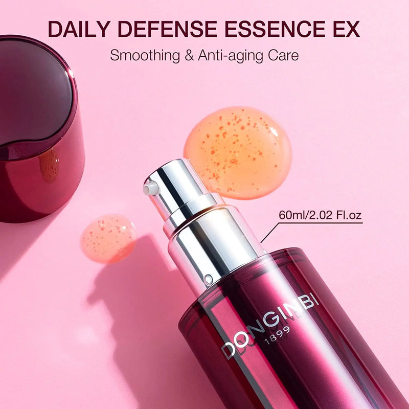 Donginbi Red Ginseng Daily Defense Special Set - Essence & Antioxidant Cream for Face, Korean Red Ginseng Skin Care Infinity Warehouse