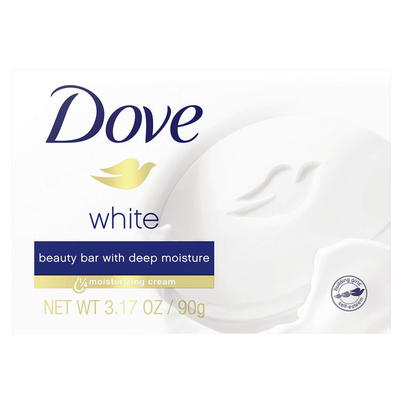 Dove Beauty Bar Gentle Skin Cleanser Moisturizing for Gentle Soft Skin Care Original Made With 1/4 Moisturizing Cream 2.6 oz Dove