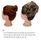 OKHOTY 2PCS Messy Bun Hair Piece Thick Updo Scrunchies Hair Extensions Ponytail Hair Accessories Ash Blonde(Light Brown Mix Ash Blonde) OKHOTY