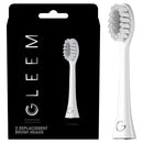 Gleem Toothbrush Refill Head, 2 Count, White, 2 Count Gleem
