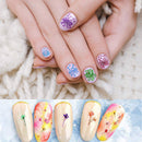 Aufisi Dried Flowers Nail Art - 1 Box Mini Real Natural Pressed Dry Flowers, 12 Colors Dry Flowers Nail Art Decoration Supplies, 3D Applique DIY Nail Decoration Sticker (Japanese Dried Flowers) Aufisi