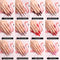 REDNEE Dip Powder 12 Colors Nail Starter Kit with Base Activator and Top Coat 22pcs Gift Set for Nail Art - RE08 Inviting Color REDNEE