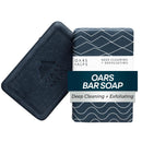 Oars + Alps Exfoliating & Moisturizing Bar Soap for Men, Deep Cleaning Soap, Clean Ingredients, All Skin Types, Blue Charcoal, 1pk Infinity Warehouse