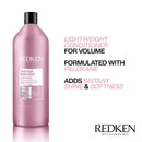 Redken Volume Injection Shampoo | For Fine Hair | Adding Lift & Body | Paraben Free REDKEN