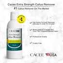 Cacee Callus Remover for Feet 8oz, Gel Formula with Tea Tree Oil & Lemon Scent, Works Great with Foot Scrubber, Foot File, or Pumice Stone, Callous or Corn Remover Cacee