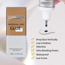 LASHVIEW DIY Individual Lash Glue,Sensitive Eyelash Extension Glue,Sensitive for Self Application,Cluster Lash Glue,Black Eyelash Glue Adhesive for Individual Cluster Lashes,No Fume,No Irritation10ML LASHVIEW
