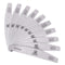Makartt Nail File Zebra Nail Files 240 240 Grit for Acrylic Nails Poly Nail Gel Emery Boards for Nails Doubled Sides Washable 10 Nail File Kit Nail Accessories Manicure Tools Makartt