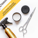 Equinox Professional Shears with Finger Rest and Finger Inserts - Ice Tempered Barber Hair Cutting Scissors - 6.5 Inches - Stainless Steel Rust Resistant Hair Scissors Equinox International