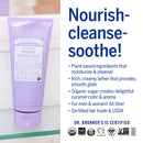 Dr. Bronner's - Organic Shaving Soap (Lavender, 7 Ounce) - Certified Organic, Sugar and Shikakai Powder, Soothes and Moisturizes for Close Comfortable Shave, Use on Face, Underarms and Legs Dr. Bronner's