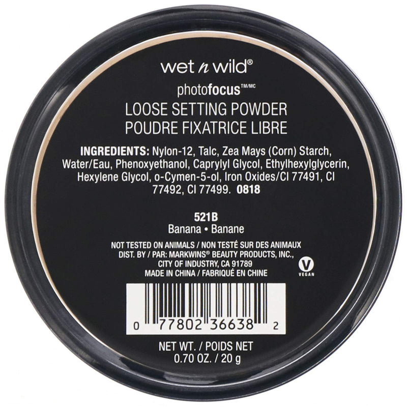 Wet n Wild Photo Focus Loose Setting Powder, 0.7 Ounce (Pack of 1) Wet n Wild
