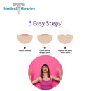 Maximum Strength Hydrocolloid Acne Remover Sticker Dots, 72 Pack | Face Healing Patch Treatment for Absorbing Zits, Pimples, Cystic Spots, Blemish | Fast Acting Tea Tree Therapy Covers All Skin Types Medical Miracles