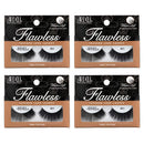 Ardell False Eye Lashes Flawless 801 Black (4 Pack) Ardell