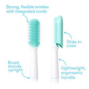 FridaBaby Thick or Curly Hair Detangling Kids Brush by Fridababy, Detangles Knots Without Tears or Breakage, Comb Teeth and Bristle Design FridaBaby Store