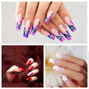 Noverlife 1100PCS Deep C/U Curved Square Shape French False Nail Tips, 11 Sizes, Long Acrylic Half Cover Fake Nail Tips, Artificial Nail art Finger Tips for Salon DIY Mani-pedi Nail Design Practice Noverlife
