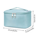 Travel Makeup Bag Large Cosmetic Bag Make up Case Organizer for Women and Girls (Small, Sky Blue) Narwey Store