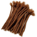 YONNA Human Hair Microlocks Sisterlocks Dreadlocks Extensions 20Locs Full Handmade (Width 0.4cm) 8inch
