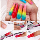 Saviland Builder Gel Kit - 12 Colors Neon Nail Extension Gel Nail Enhancement Manicure Set with Nail Forms and 3pcs Brush All-in-one Set Easy DIY Nail Art for Beginners and Professional Saviland Store