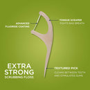DenTek Earth Friendly Plant-Based Floss Picks, 60 Count DenTek