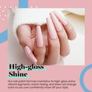 Beetles Nude Pink Gel Nail Polish Kit with UV LED Light and Base Gel Top Coat Starter Kit, Soak Off Popular Nude Pink Gel Polish Set with Nail Lamp Nail File for DIY Home Manicure Gift for Women beetles Gel Polish Store
