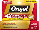 Orajel 4X for Toothache & Gum Pain: Severe Cream Tube 0.33oz- from
