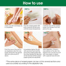 Avashine Wax Strips for Arms, Legs, Underarm Hair, Eyebrow, Bikini, and Brazilian Hair Removal Contains, Green, 32 Strips Avashine