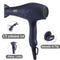 1875w Professional Tourmaline Hair Dryer, Negative Ionic Salon Hair Blow Dryer,DC Motor Light Weight Low Noise Hair Dryers with Diffuser & Concentrator（Blue-Black） Kaleep