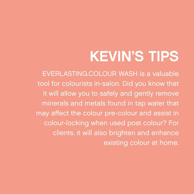 KEVIN.MURPHY EVERLASTING.COLOUR WASH - Hair Colour Shampoo - Colour Protect Hair Care - pH Balanced Shampoo - Sulphate Free -1000 mL / 8.4 fl oz Infinity Warehouse