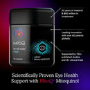 MitoQ +Eye Advanced CoQ10 Antioxidant - Contains Mitoquinol Mesylate, Lutein, Zeaxanthin, Bilberry, Maritime Pine Bark - Supports Eye Health, Blue Light Filtration & Cell Vitality (60 Capsules) Infinity Warehouse