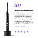 BURST Electric Toothbrush with Charcoal Sonic Toothbrush Head, Deep Clean, Fresh Breath & Healthier Smile, 3 Modes - Whitening, Sensitive, Massage, Black [Packaging May Vary] Burst