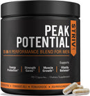 Peak Potential 12-in-1 Testosterone Support for Men – Fenugreek, Ashwagandha & Tongkat Ali – Natural Strength, Energy & Muscle Builder – 90 Capsules Infinity Warehouse