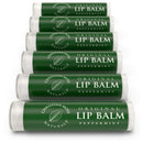 Lip Balm - Lip Care Therapy - Lip Butter - Made With Organic Oils for Smooth, Moisturized Lips - Repair & Condition Dry, Chapped, Cracked Lips - 6 Pack, Peppermint - Christina Moss Naturals Christina Moss Naturals