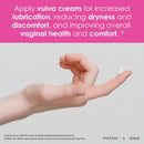 Mothers Dose Vaginal Moisturizer Vulva Cream for Women's Health Feminine DHEA Cream with Hyaluronic Acid for Vulva Dryness & Discomfort 90 Day Supply Made in USA Infinity Warehouse