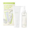 mixsoon Double Cleansing Set 2-Step Routine, Cica Foam & Bean Cleansing Oil Face Wash Set Gentle Deep Clean and Hydrating Care 150ml / 5.07 fl.oz., 195ml / 6.59 fl.oz. Korean Glass Skin Care Infinity Warehouse