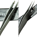 Zizzili Basics Tweezers - Surgical Grade Slant and Pointed Tweezer for Eyebrow, Facial Hair Removal and your Precision Needs - Bundle Zizzili Basics
