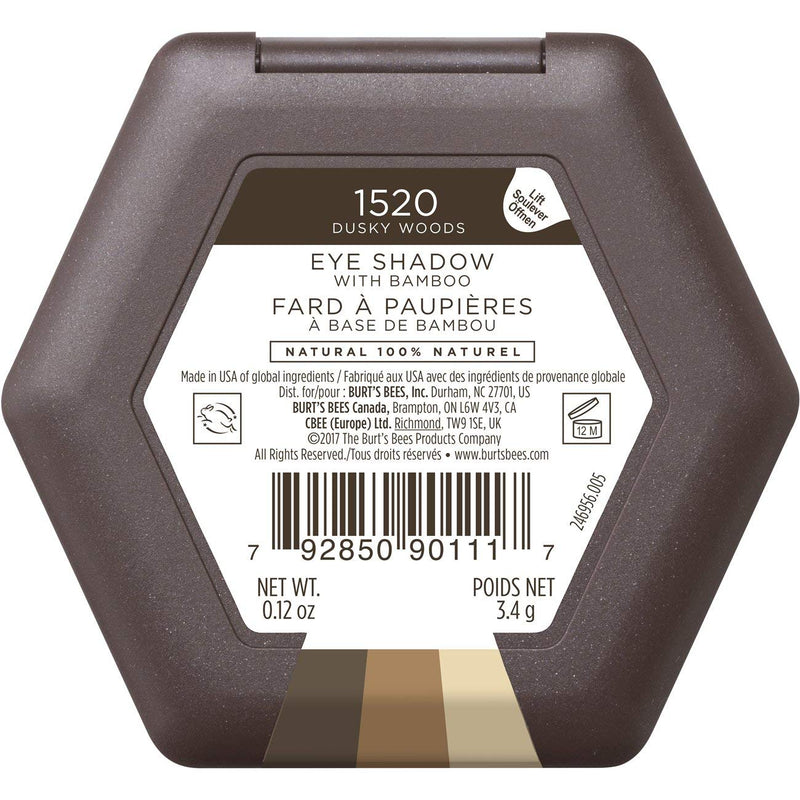 Burt's Bees 100% Natural Origin Eye Shadow Palette Trio Dusty Woods - 0.12 Ounce Burt's Bees