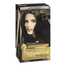 L'Oreal Paris Superior Preference Fade-Defying + Shine Permanent Hair Color, 1.0 Ultimate Black, Pack of 1, Hair Dye L'Oreal Paris