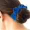 Kenz Laurenz Scrunchies for Hair - 2 Velvet Hair Ties for Women Girls Hair Elastics Ponytail Holder Scrunchy Girl Accessories Elastic Hair Bands Scrunchie Pack (Orange) Kenz Laurenz Store