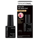 Sensationail Peel Off Formula Gel Nail Polish Base Coat Refill, Clear, 0.25 Fl Oz Sensationail