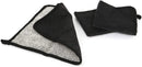 Evriholder The Rustic Man Wash Cloths, Exfoliating Bath Product, Black, Pack of 3 Evriholder The Rustic Man