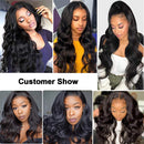 Ayisha Human Hair 3 Bundles Brazilian Body Wave Human Hair Bundles 100% Virgin Remy Human Hair Body Wave Human Hair Weave 3 Bundles Natural Black Color Double Weft Body Wave Human Hair Extensions Ayisha